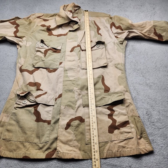 US Military Coat Medium X-Long Desert Camouflage Pattern Combat Jacket - Picture 11 of 15